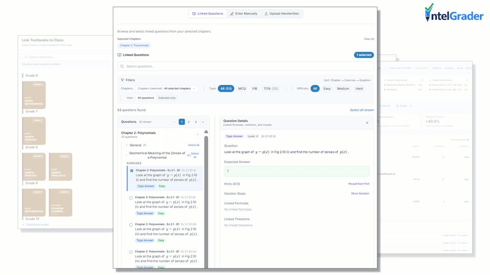 IntelGrader product walkthrough preview