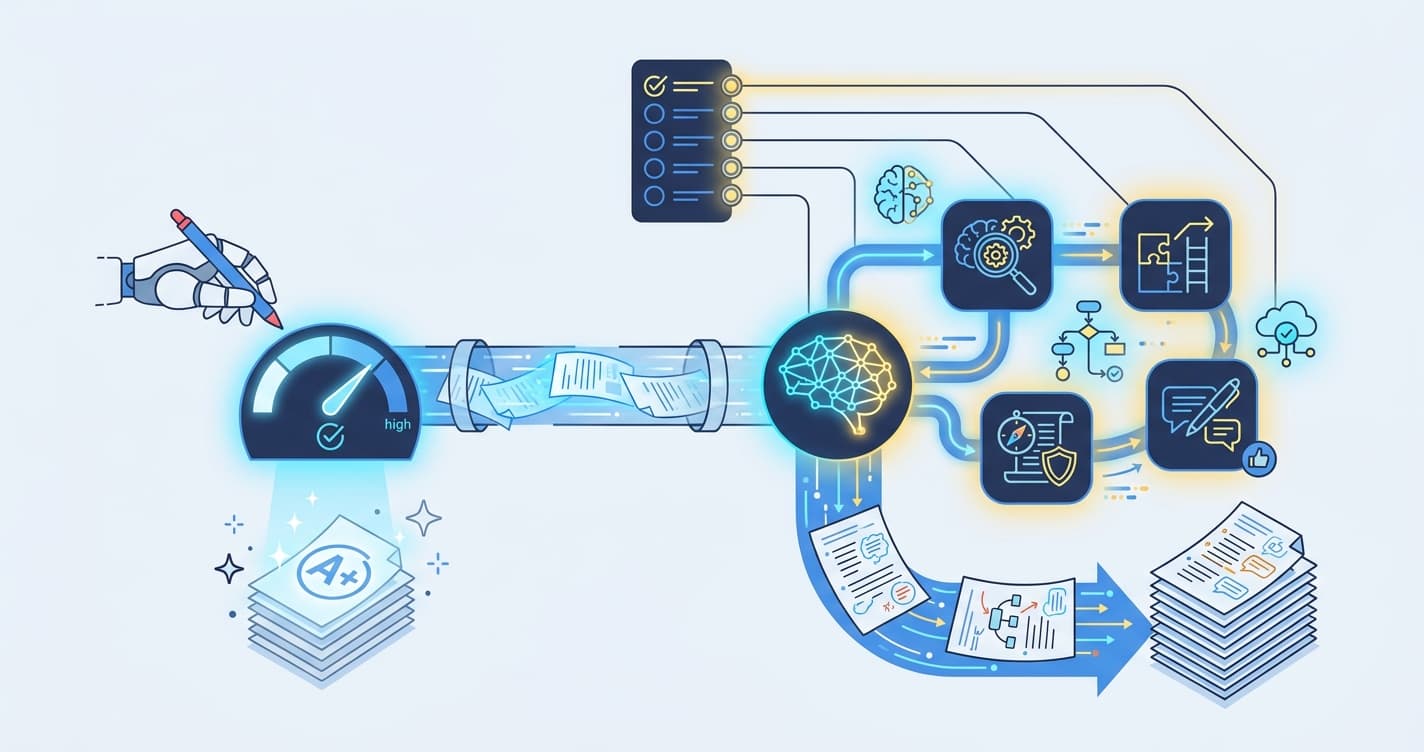 Stylized illustration for blog: AI Grading Platform: A 6-Feature Checklist Before You Sign
