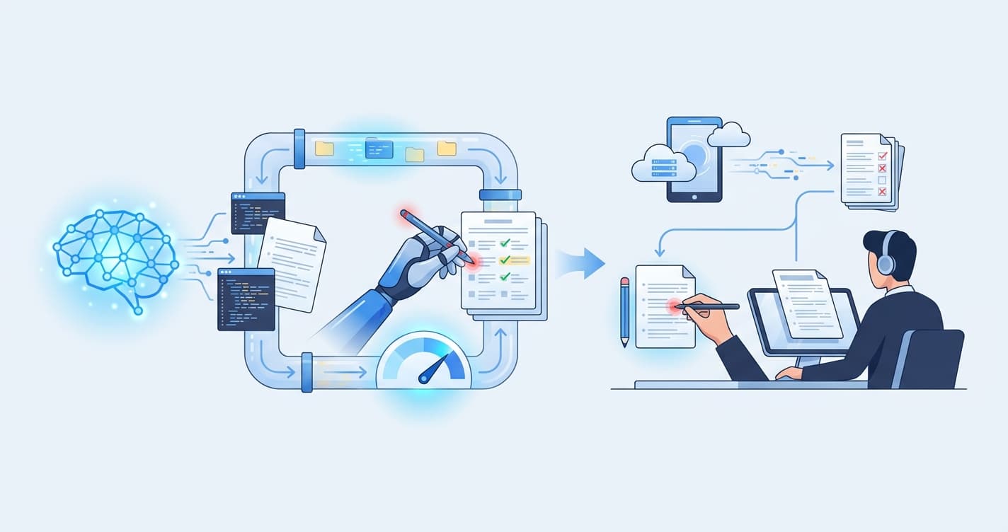 Stylized illustration for blog: AI Grading vs CBSE OSM: The Difference Between Purpose-Built Systems and Digital Marking