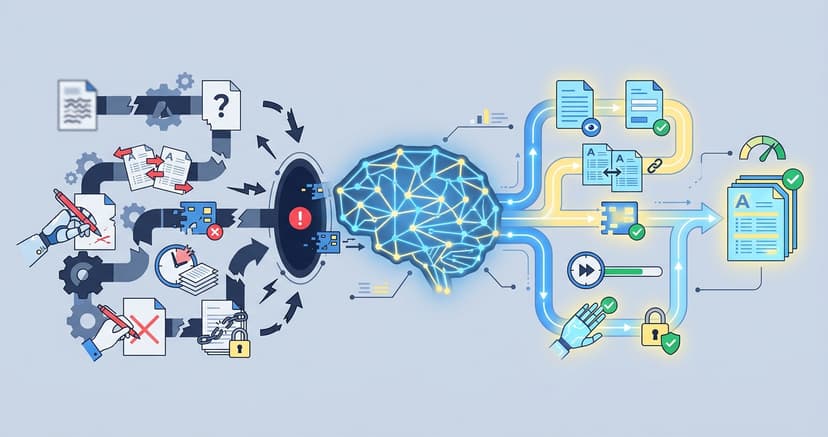 Stylized illustration for blog: The 7 Things That Went Wrong With CBSE OSM in 2026 — and How a Properly-Built AI Grading System Handles Each One