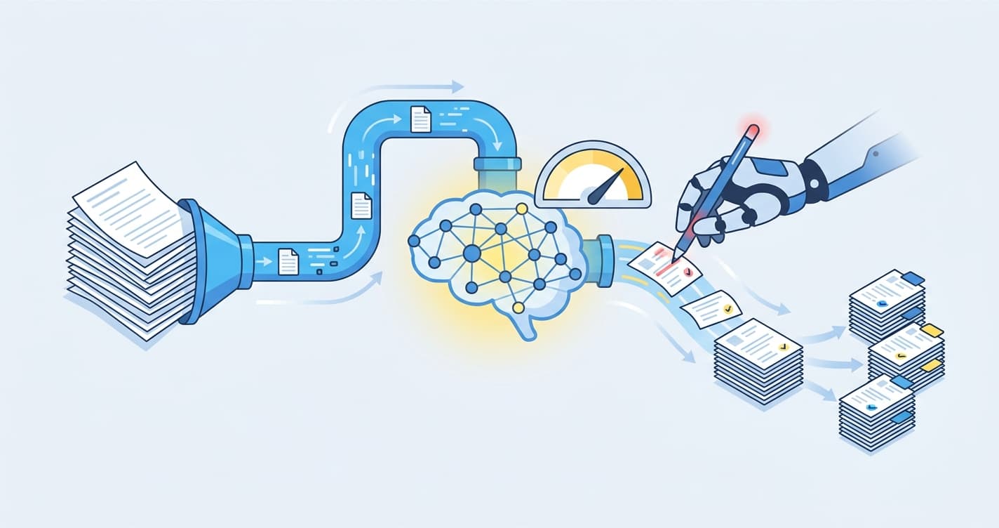 Stylized illustration for blog: Formative Assessment at Scale: How AI Lets One Tutor Personalise Feedback for 200 Students